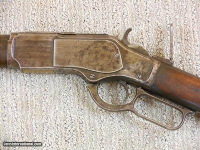 Winchester Model 1873 Rifle In 32 W.C.F. With Rare Winchester Model 62 Tang Sight - Image 7 of 18