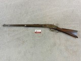 Winchester Model 1873 Rifle In 32 W.C.F. With Rare Winchester Model 62 Tang Sight - 5 of 18