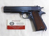 Colt Pre World War 2 1911-A1 Commercial New In The Original Box With Papers And Factory Letter - 6 of 19