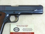 Colt Pre World War 2 1911-A1 Commercial New In The Original Box With Papers And Factory Letter - 10 of 19