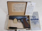 Colt Pre World War 2 1911-A1 Commercial New In The Original Box With Papers And Factory Letter