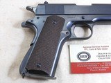 Colt Early Pre World War 2 Civilian Government Model 1911-A1 In Almost New Condition With Original Box And Papers - 10 of 18