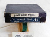 Colt Early Pre World War 2 Civilian Government Model 1911-A1 In Almost New Condition With Original Box And Papers - 2 of 18