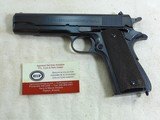 Colt Early Pre World War 2 Civilian Government Model 1911-A1 In Almost New Condition With Original Box And Papers - 5 of 18