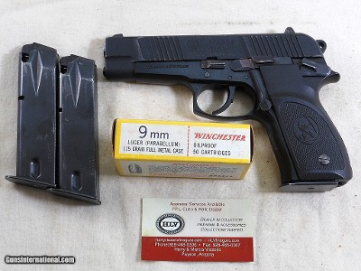 Polish Radom Model Mag 98 In 9m/m Parabellum With Matching Magazine