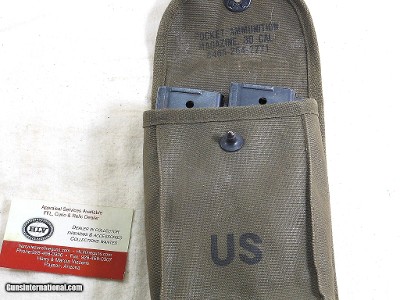 Four M1 Carbine 30 Round Magazines In G.I. Carrier - Image 2 of 3