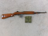 Winchester Model M1 Carbine Very Nice Shooter Grade With Magazines And Pouch - 1 of 12