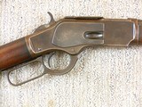 Winchester Model 1873 Rifle With Button Magazine In 38 W.C.F. - 4 of 18