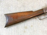 Winchester Model 1873 Full Nickel Finished In 22 Short 1880's Production - 3 of 18
