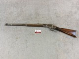 Winchester Model 1873 Full Nickel Finished In 22 Short 1880's Production - 6 of 18