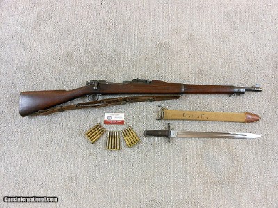 Springfield Armory Model 1903 Rifle With N.R.A. Logo In Very Fine Original Condition With Original Bayonet