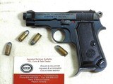 Beretta War Time Model 1934 Pistol With High Polish Finish For Italian Army