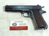 Colt Pre War National Match Model 1911-A1 With The Rare Swartz Safety And Rare Adjustable Rear Sight - 2 of 22