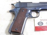 Colt Pre War National Match Model 1911-A1 With The Rare Swartz Safety And Rare Adjustable Rear Sight - 7 of 22