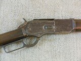 Winchester Model 1876 Rifle In 45-75 W.C.F. In Frontier Used Condition - 3 of 16