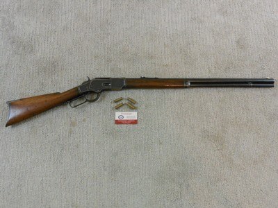 Winchester Model 1873 Rifle With Rare Carbine Receiver