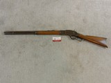 Winchester Model 1873 Rifle In 38 W.C.F. Antique - 6 of 17