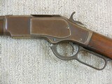Winchester Model 1873 Rifle In 38 W.C.F. Antique Ranch Used Rifle - 8 of 17