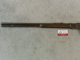 Winchester Model 1873 Rifle In 38 W.C.F. Antique Ranch Used Rifle - 9 of 17