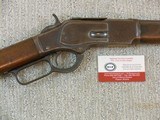 Winchester Model 1873 Rifle In 38 W.C.F. Antique Ranch Used Rifle - 4 of 17
