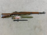 Winchester M1 Garand All Winchester Service Used With Bayonet And Accessories - 1 of 23