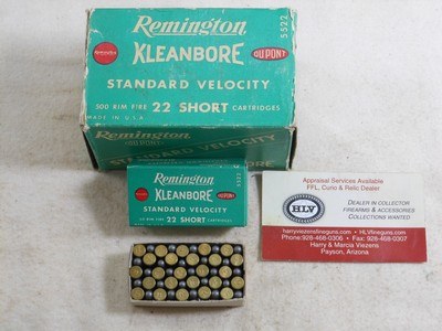Remington Full Green Sleeve Brick Of 22 Short