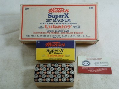 Western Ammunition Co. Early Full Brick Of 357 Magnum Ammunition