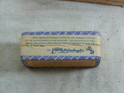 Remington U.M.C. Early Two Piece Sealed Boxes of 38 Long Colt - Image 4 of 5
