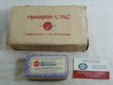Remington U.M.C. Early Two Piece Sealed Boxes of 38 Long Colt