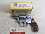 Smith & Wesson Early Model 60 Stainless Revolver In 38 Special