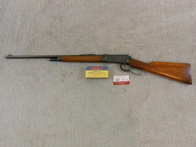Winchester Model 55 Take Down Rifle With Old Refinish In 30 W.C.F.