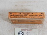 Winchester Still Sealed Box Of 30 W.C.F. shells For The Model 1894 Rifles - 2 of 3
