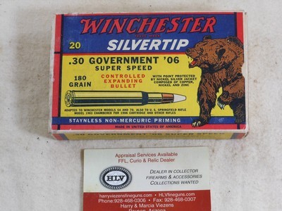 Winchester "Bear" Box For The 30 Government 1906 Rifles