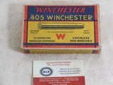 Winchester Box Of 405 W.C.F. For The 1895 Rifles