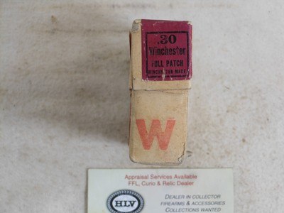Winchester Early Box Of Red Label 30 W.C.F. Full Patch Shells For The 1894 Rifles - Image 4 of 4
