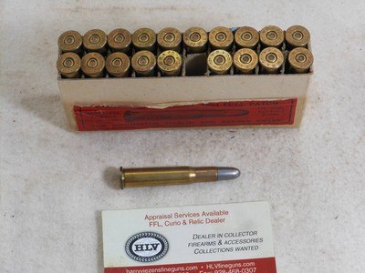 Winchester Early Box Of Red Label 30 W.C.F. Full Patch Shells For The 1894 Rifles - Image 2 of 4