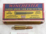 Winchester Early Box Of 348 W.C.F. Ammunition For The Winchester Model 71 Rifles - 2 of 4