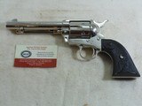 Colt Third Generation Single Action Army In Rare 38-40 With Nickle Finish New In Box - 4 of 16