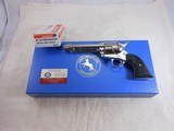 Colt Third Generation Single Action Army In Rare 38-40 With Nickle Finish New In Box