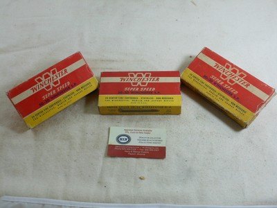 Winchester 1940's Era Super Speed Soft Point 30-30 W.C.F. Three Box Set