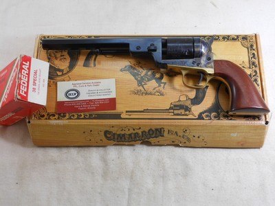 Cimarron Firearms Co. Richards Mason Colt Navy Conversion To 38 Special