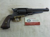 Remington New Model Cap & Ball Navy Converted To Shoot The 38 Long Rim Fire Cartridge - 2 of 5