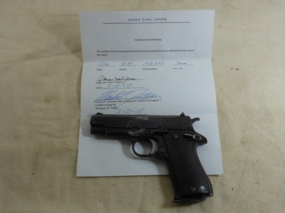 Spanish Star Pistol Model BM That Belonged To The Actor James Earl Jones Of Star Wars Fame