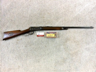 Winchester Model 1894 Rifle In Take Down 32 Winchester Special With Very Nice Monogram On Stock
