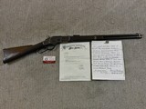 Winchester Model 1873 Carbine in 44 W.C.F. With Factory Letter And Owners Letter