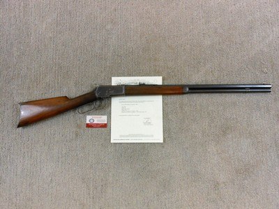 Winchester Model 1892 Rifle In 38 W.C.F. With Factory Letter Sixth Year Of Production
