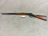 Winchester Model 1892 Rifle With Old Refinish In 38 W.C.F. First Year Production - 5 of 13