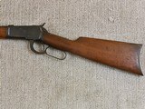 Winchester Model 1892 Rifle With Old Refinish In 38 W.C.F. First Year Production - 6 of 13