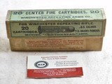 Winchester Full Early Centennial Box Of 45-75 W.C.F. Shells For The 1876 Rifles