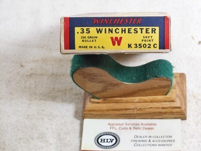 Winchester Original Full Box Of 35 Winchester For The Model 1895 Rifles - Image 3 of 3
